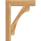 Ekena Millwork Legacy Block Rough Sawn Bracket w/ Offset Brace, Western Red Cedar, 6"W x 22"D x 30"H BKT0604X22X30LEC05RWR - alternate 2